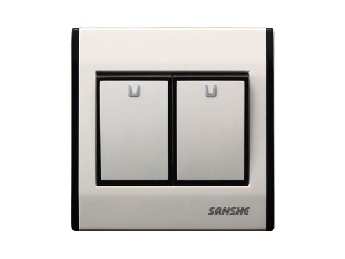 Two-position single (double) control large button switch